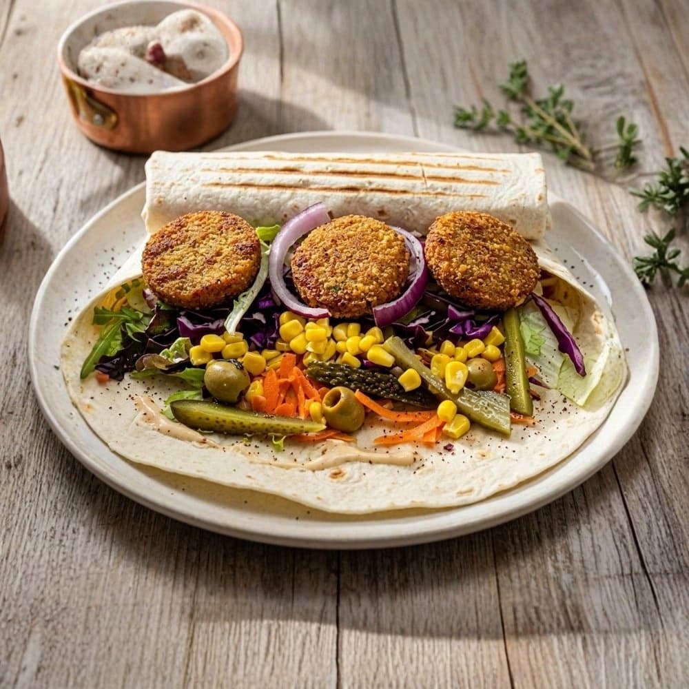 Falafel durum wrap at Kapadokya Villajoyosa
